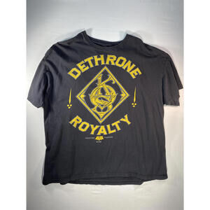 Dethrone Royalty Men's Black Graphic T-Shirt XXL